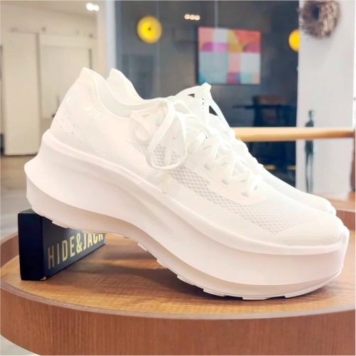 Salomon Plain White Sneakers-winstonanddavid
