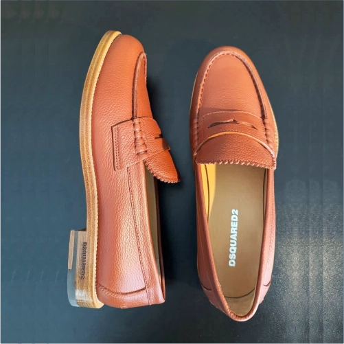 DSQUARED2 Brown Loafers-winstonanddavid